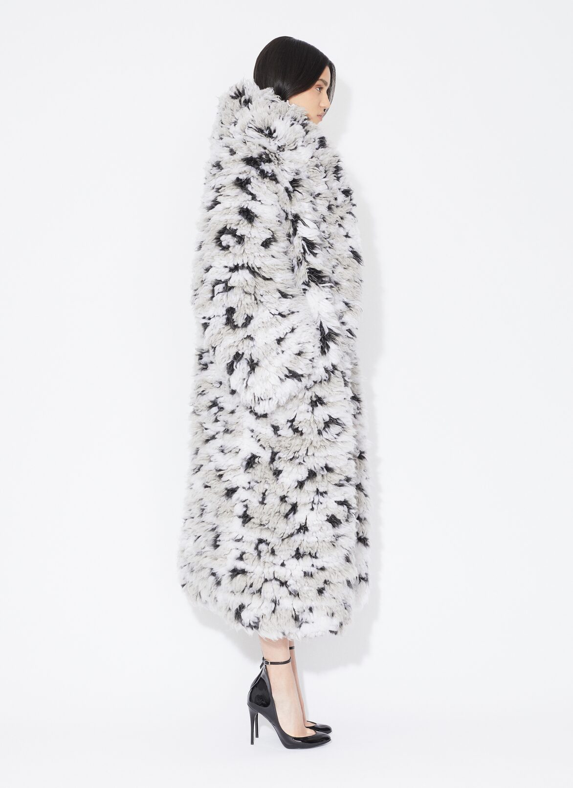 KNITTED LYNX COAT ALAÏA  KNITTED LYNX COAT
